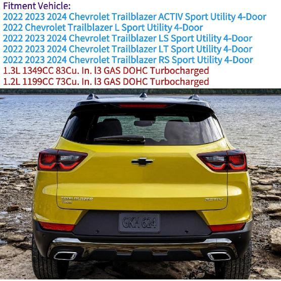 Rear Wiper Blade Arm Set for Chevrolet Chevy Trailblazer 2022 2023 2024 Fit for ACTIV L LS LT RS models 1.2L 1.3L Rear Back Windshield Wiper Blade