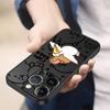 Case for iPhone 17 16 Pro Max 16e XS 13 Mini 14 17 Air 15 Plus 12 11 Back Phone Cover Cartoon Couple Goose