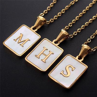 Accessories Clavicle Necklace Creativity The Letter Necklace English Letters Chain Pendant