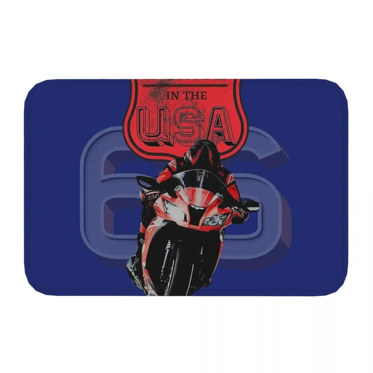 Bedroom Mat Route 66 Mother Road Rug Home Doormat Kitchen Carpet Decoration 40cm x 60cm