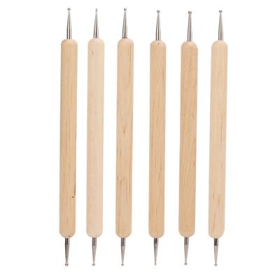 6 Pcs Double End Tracing Dotting Stylus Firm Grip Engraving Stylus Set for Making Sculpture DIY