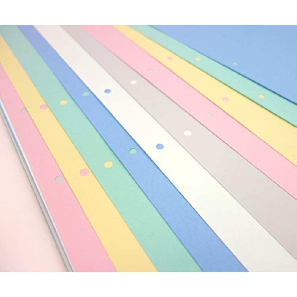 Kokuyo File Index Color Divider Card A3 2 Holes 5 Pile 10 Pairs Shiki-90