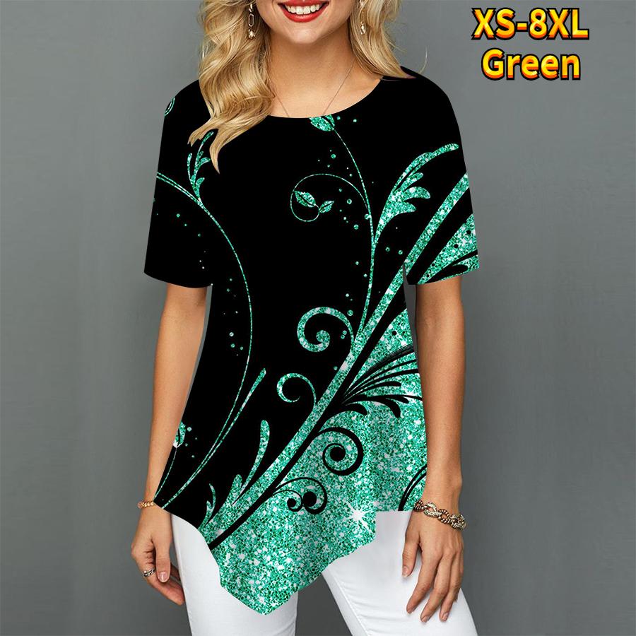 

Женские блестящие повседневные топы с ярким темпераментом и спортивными штанами, удобные, дыхательные, с высоким темпераментом, XS-8XL 7XL