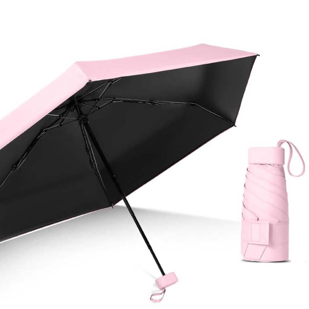 Lightweight Dual-use Folding Umbrella UV Protection Compact Portable Brolly  Daily Use