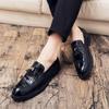 Trendy New Styles Office Shoesfor Men Casual  Breathable Leather Loafers  Slip On  Versatile and Comfortable Party Tassel Shoes