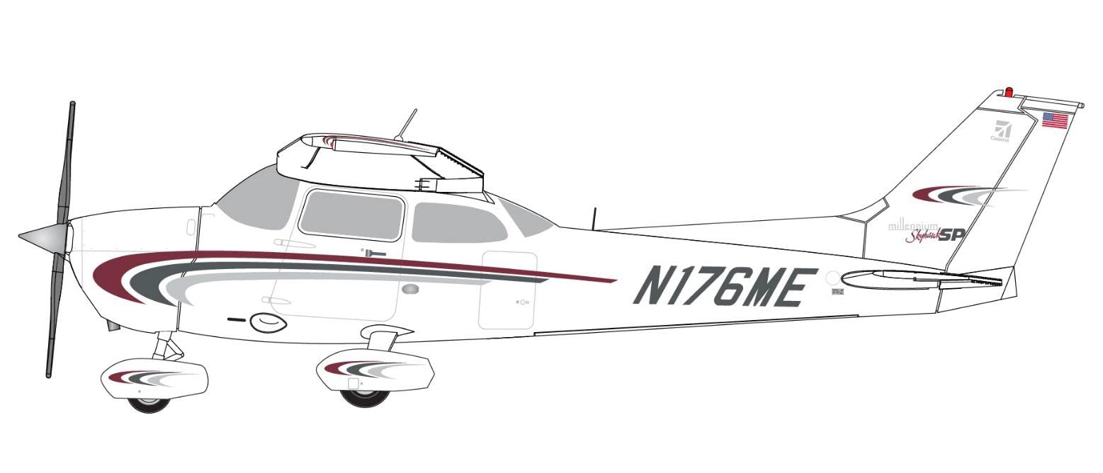 

Wondrie Metal Products Gemini Авиация общего назначения Cessna 172S Skyhawk SP Academy Pilot Shop N176ME Завершенный продукт 1/72 Sporty s Sporty s