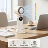 Yousheng Handheld Fan, with Intelligent Digital Power Display, Brushless Motor Quiet Strong Wind Foldable Fan, Ice Cooling Design Type-C Rechargeable