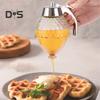 1/2 Stück Honigspender-Vorratsglas mit Ständer, großes Fassungsvermögen, auslaufsicheres Design, BPA-frei, Honigtopf in Wabenform