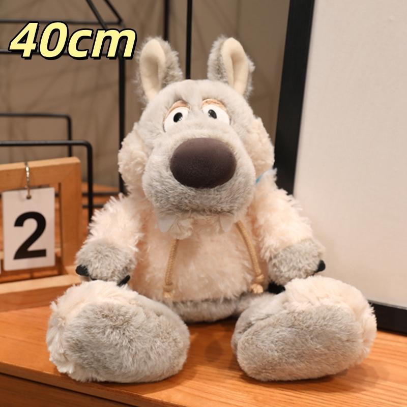 Kawaii Soft Fluffy Fox Wolf Plush Toy Cute Cuddly Stuffed Animal Doll Wolf Cosplay Sheep Plushie Lovely Birthday Gifts