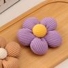 Handmade Fabric Cute Color Flowers Padded Appliques For DIY Headwear Hairpin Clothing Patches Crafts Decoration Accessories