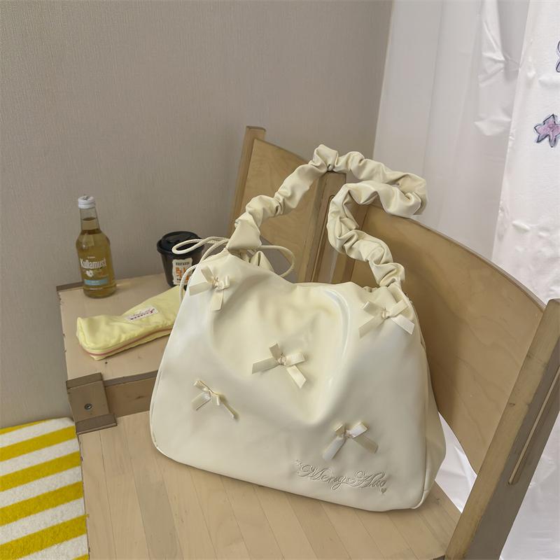 Tote Bag Handbag Bow Shoulder Bag Large Capacity Women Crossbody Bag