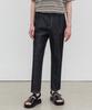 DRAW FIT Relaxed Straight Raw Denim Pants [Blue]