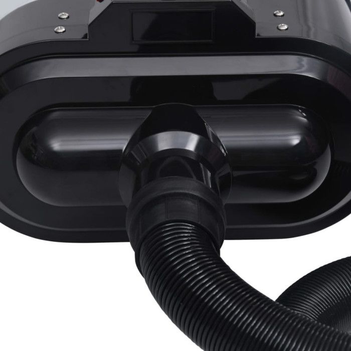 VidaXL Sèche-poils à double moteur pour animaux de compagnie Noir