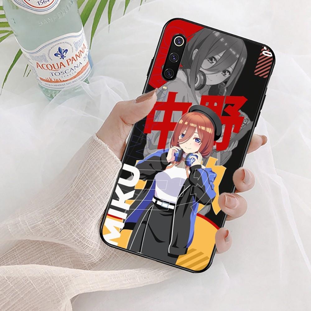 Nakano Miku Anime Phone Case For Xiaomi Mi 5X 8 9 10 11 12 Lite Pro 10T PocoX3pro PocoM3 Note 10 Pro Lite