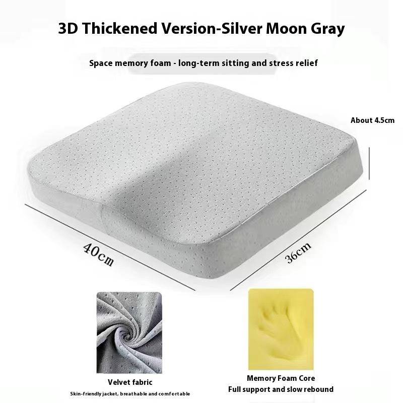 Ergonomic Memory Foam Office Seat Cushion Anti-Hemorrhoid Tailbone Pillow for Car And Chair Comfort Support