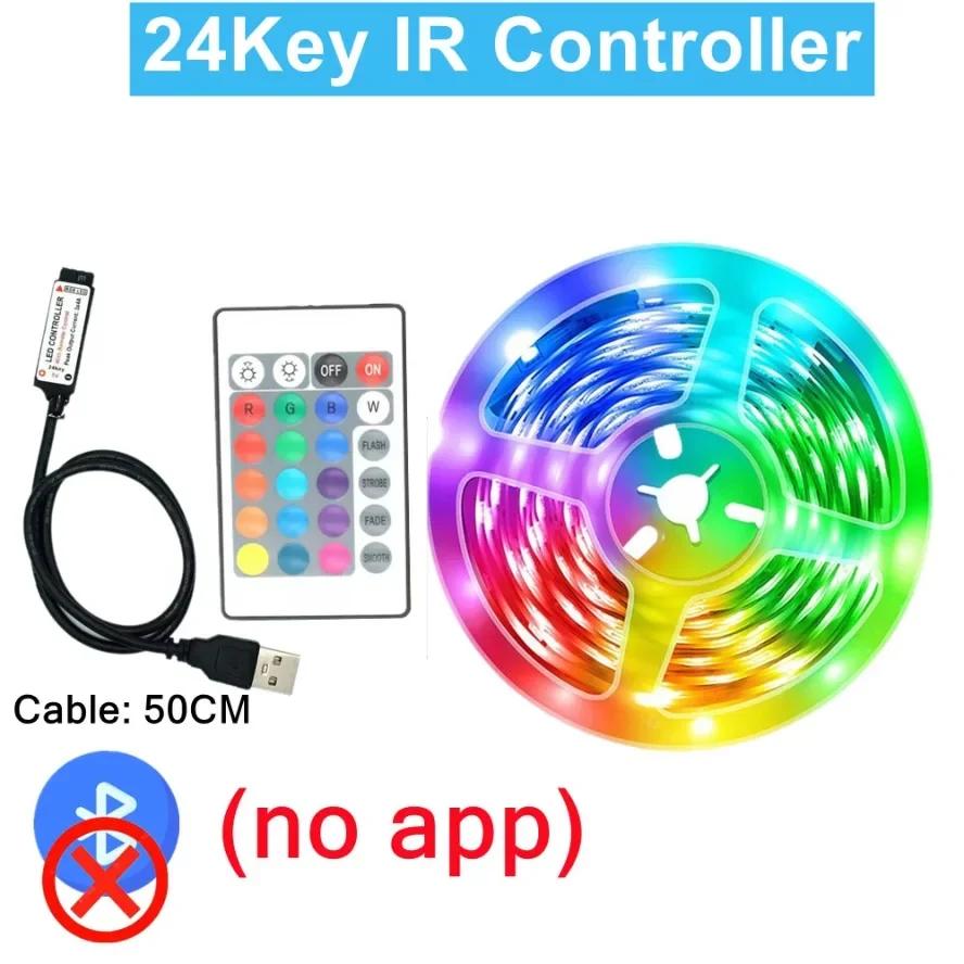3535 5V USB LED Strip Lights APP Control Color Changing RGB Led Light Flexible Lamp Tape for Room Decoration TV Backlight Diode