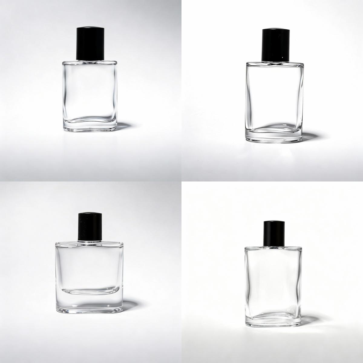 Square Glass Perfume Spray Bottles - 30ml, 50ml, 100ml