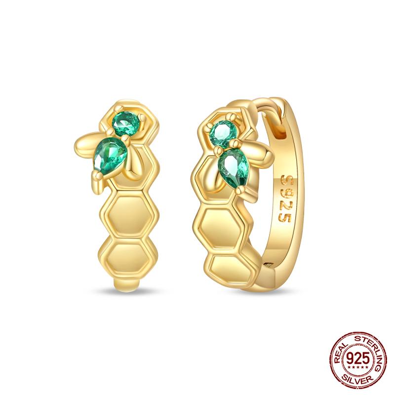 Modische leuchtende Glühwürmchen-Ohrringe 925er Sterlingsilber Lila Schmetterling Welle Fischschwanz Anhänger Ohrringe Feiner Party-Schmuck Geschenke