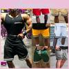 Stylish Summer Casual Sports Shorts For Men With Loose Fit And Drawstring Closure