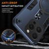 For iPhone 15 Pro Case Rotatable Kickstand PC+TPU Drop Protection Phone Cover