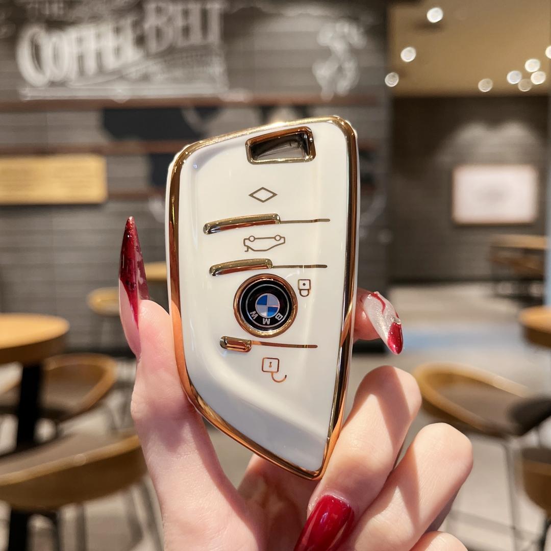 

Чехол для ключей от машины для Bmw F20 G20 G30 X1 X3 X4 X5 G05 X6 X7 G11 F15 F16 G01 G02 F48, держатель для аксессуаров, брелок в виде ракушки