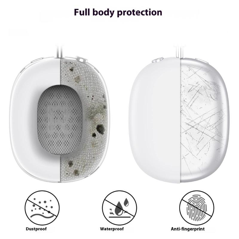 Upgrades Silicone Protective Cover Headband Ear Cushions & Outer Shell Sweat Resistant Strong Design For Headsets