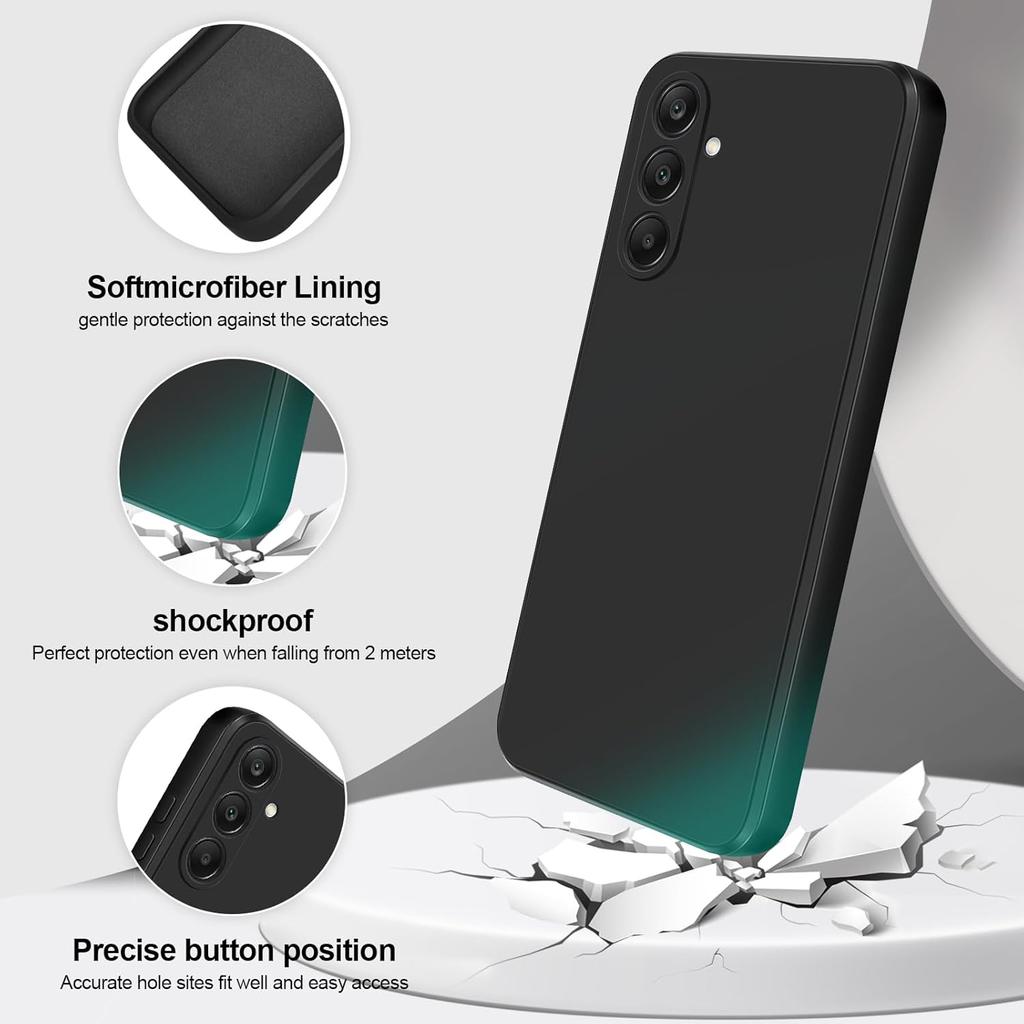 Noble Fashion Solid Colour Shockproof Protective Liquid Silicone Phone Case For Samsung Galaxy A25