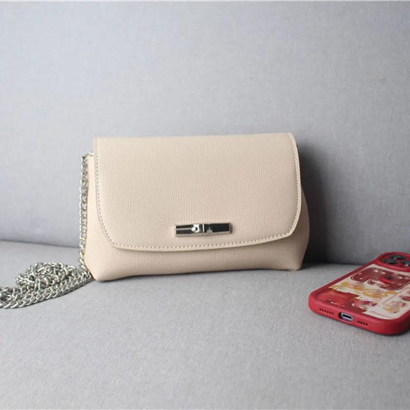 New Women's Leather Bag Single Shoulder Diagonal Straddle Bag Commuter Versatile Dinner Bag Fashion Women's Bag