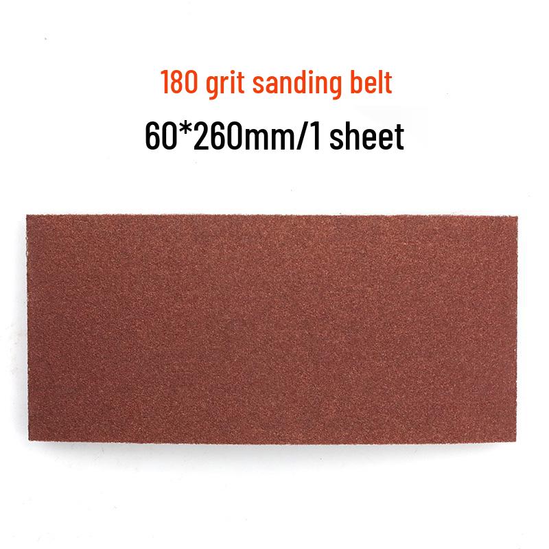 Pneumatic Belt Sander: 60x260mm Woodworking Tool with Sandpaper and Sand Cloth