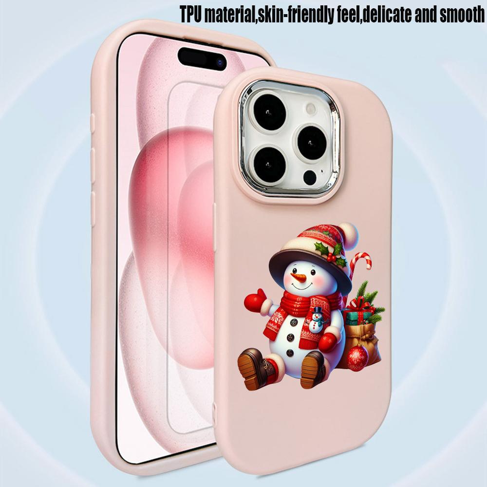 N101 Веселые рождественские художественные мягкие чехлы для телефонов Samsung S24 S23 — фото 5