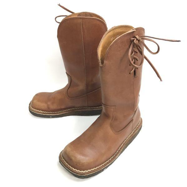 

WILD NATURE кожаные длинные сапоги 23 коричневые креповая подошва(ИСПОЛЬЗОВАЛ)