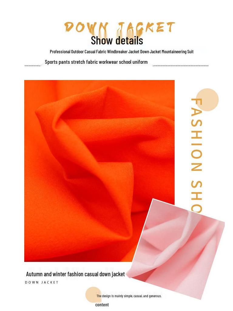 New Waterproof 70D Nylon Four-Way Stretch Sports Pants