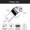 100 Pcs Stainless Steel Whistle with Lanyard, Sports Whistles for Adults, Loud Metal Whistle Bulk for Teachers, Coaches, Police, Referees