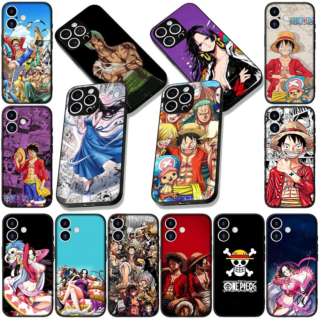 Cover for Samsung Galaxy S25 S24 S23 FE Plus Ultra S7 Edge A16 A15 5G s25+ Phone Case Boa Hancock One Luffy Piece Roronoa Zoro