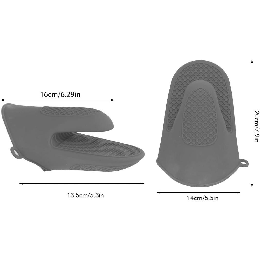 1 Pairs Mini Oven Gloves Silicone Heat Cooking Pinch Mitts Potholder for Kitchen Cooking & Baking, Silicone Oven Mitts Heat Resistant, Mini Oven