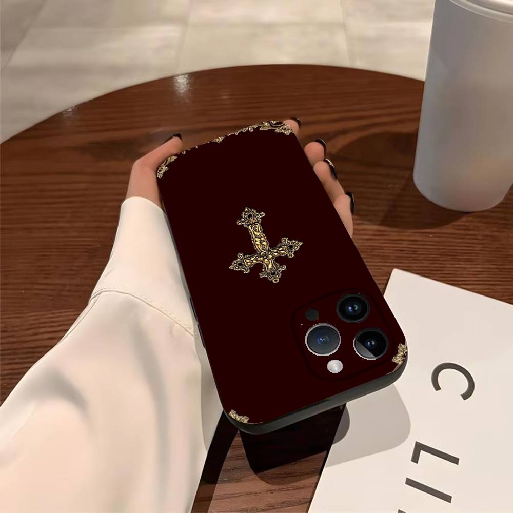 Orthodox Cross  Phone Case For iPhone 17,16,15,14,13,12,11,Pro,X,Xs,MAX,Plus TPU Soft To Skin-friendly Cover