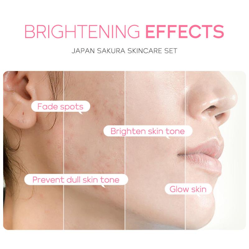 LAIKOU Japan Sakura Skin Care Set 3 Pieces