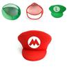 Unisex Super Mario Luigi Bros Cosplay Hat For Adults And Kids Halloween Costume Props