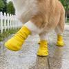 Anti Slip Pet Balloon Rain Shoes Latex Elastic Waterproof Dog Foot Cover Comfortable Soft Bottom Dog Shoe Covers Rainy Weather