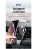 Gravity Car Phone Holder with Metal Spiral Hook - Anti-Shake Air Vent Mount for Navigation