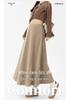 Maternity A-line Pleated Skirt - Spring/Autumn Style, Long Skirt for Short Stature, 2026 Collection