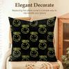 Band NNirvana Cushion Cover Natural Linen Organic Fabric DoubleSided Printing Sofa Home Decor Gift Pillow Case