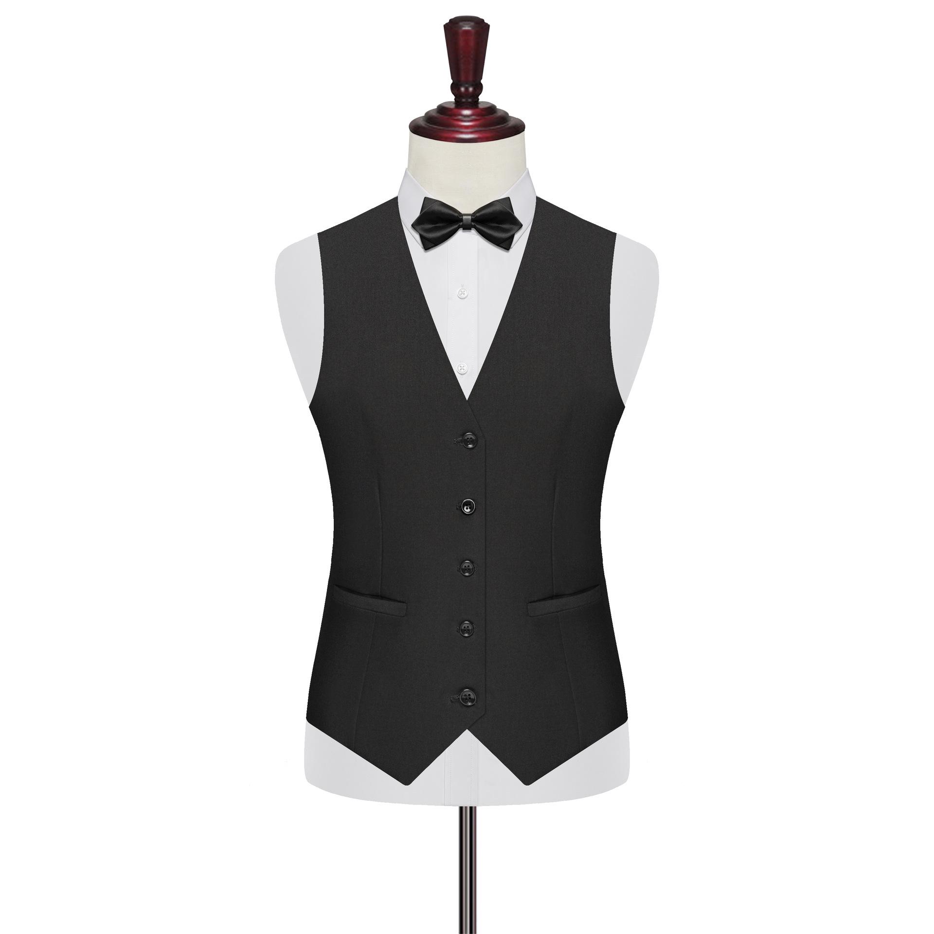 

Мужской деловой жилет для жениха - профессиональный наряд для жениха, большой размер, повседневная и свадебная одежда 2XL