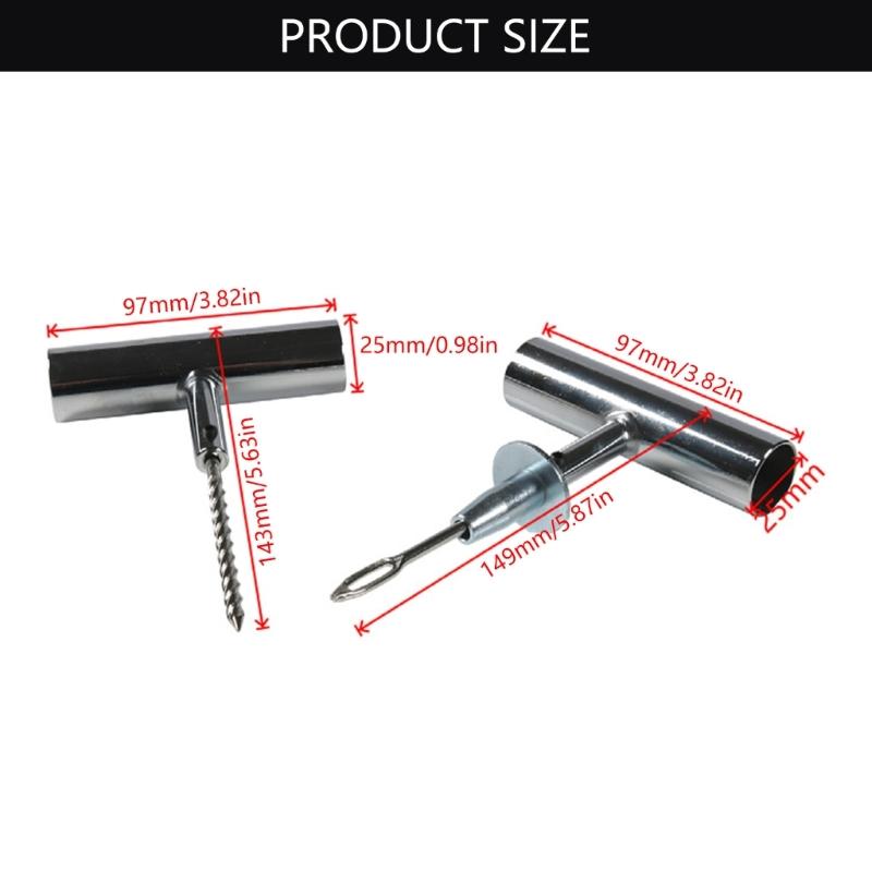 Car Tire Repair Kit Puncture Plug Tool Tyre Puncture Universally for Tire Strips Stirring Glues Repair Tool Kit