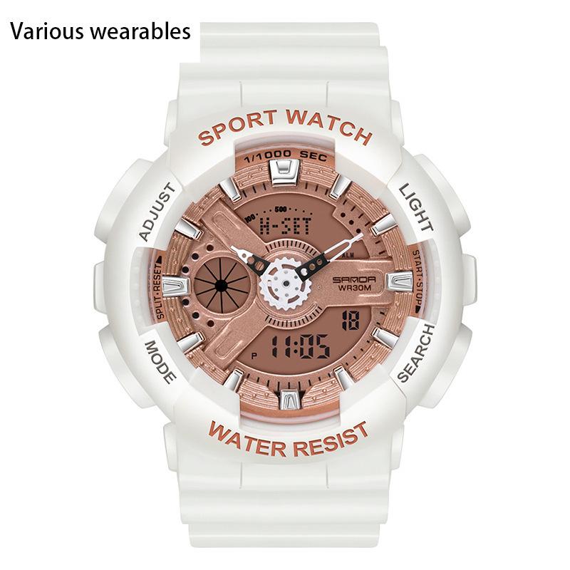 Neue Mode Trendy Jugend männer und frauen Uhren Outdoor Wasserdicht Leuchtende Multifunktions Elektronische Uhr