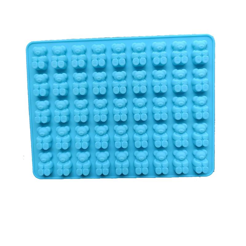 

Велика форма для мармеладних ведмедиків Нова велика силіконова форма для цукерок, шоколаду, печива, мультяшна форма для кубиків льоду, інструменти для прикраси торта, віск для розплавлювання