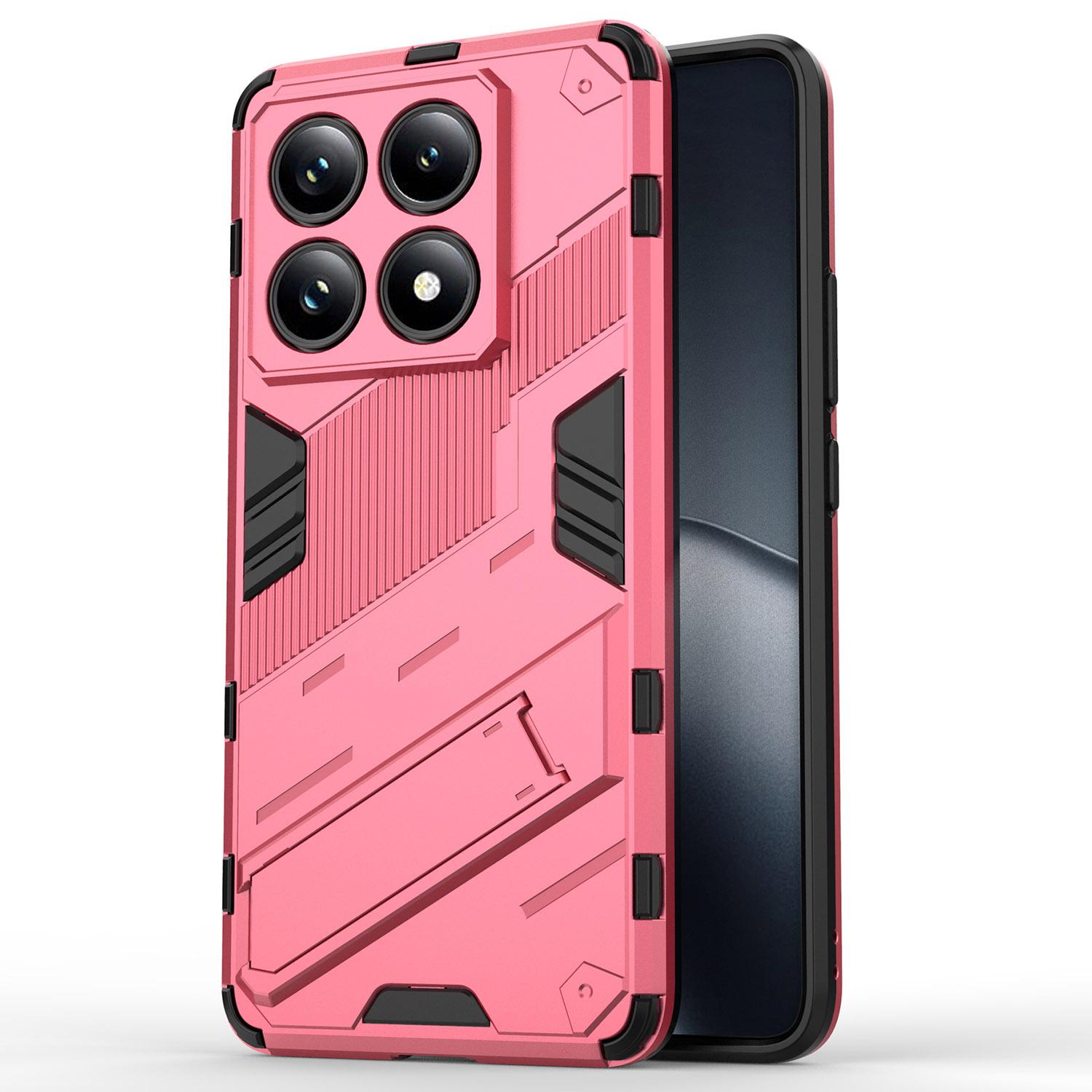 For Xiaomi 14T Pro Case PC+TPU Shockproof Phone Cover with Kickstand D
