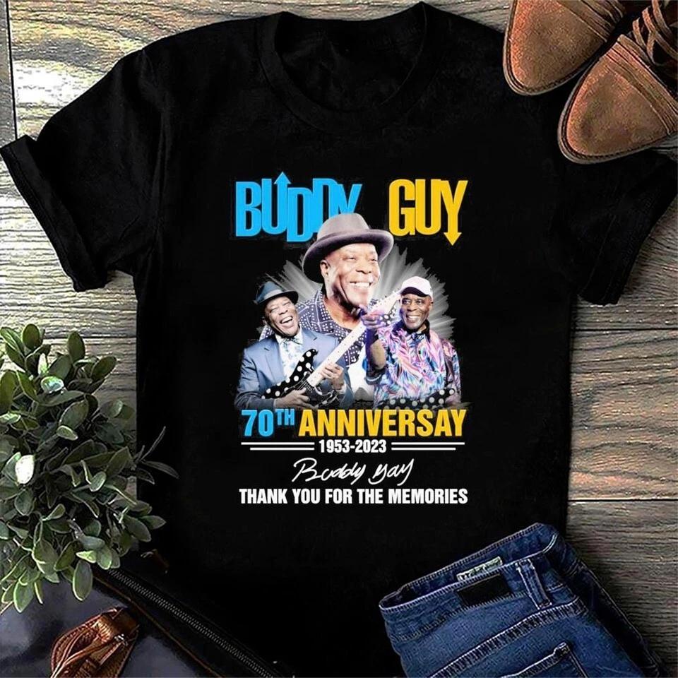 

Buddy Guy 70th Anniversary 1953 2023 Thank You For The Memories Shirt QQ1083 4XL