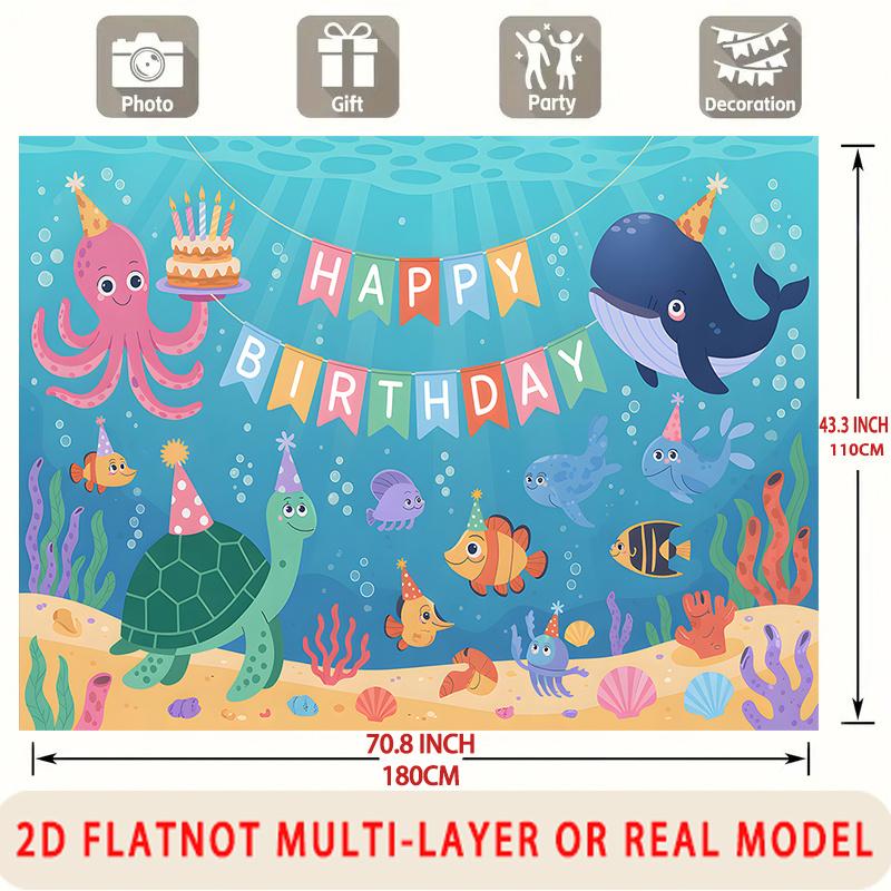 Party Backdrop Multicolor Photo Booth Background Wall Decor