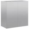 VidaXL Planter 80x40x80 Cm Galvanized Steel, Flower Pot, Plant Stand, Raised Bed, Planter Support 860715